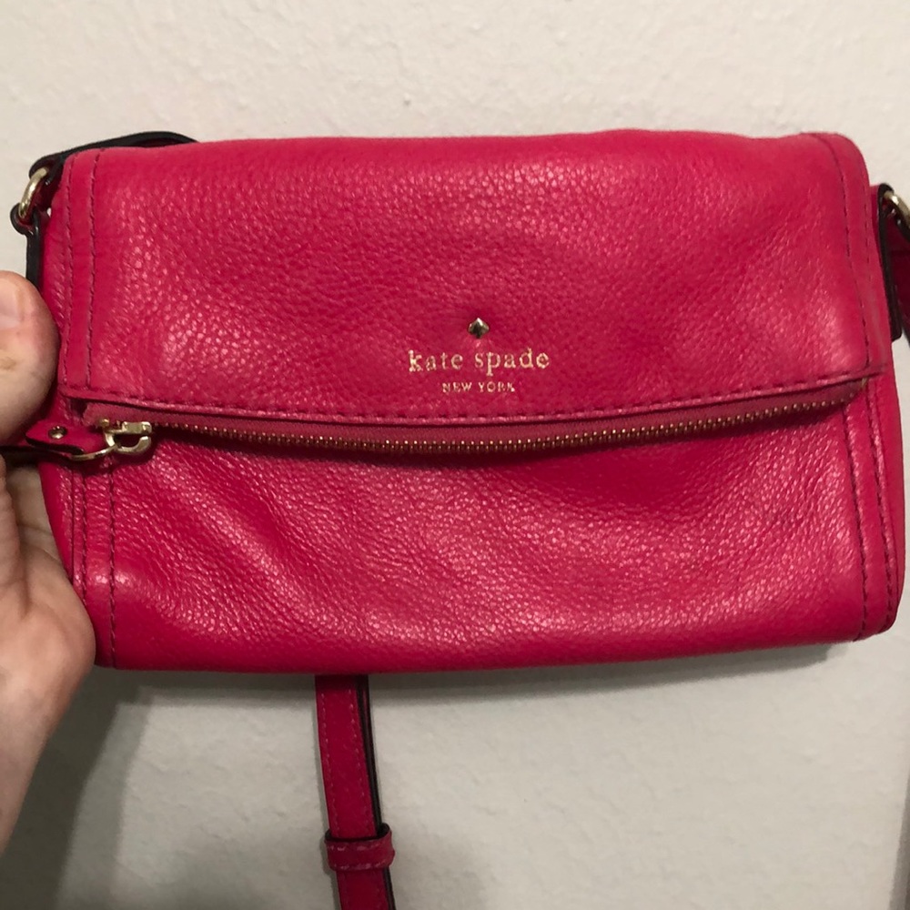 Kate Spade hot pink crossbody bag